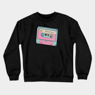 Vintage Cassette Tape Blitzkrieg Crewneck Sweatshirt